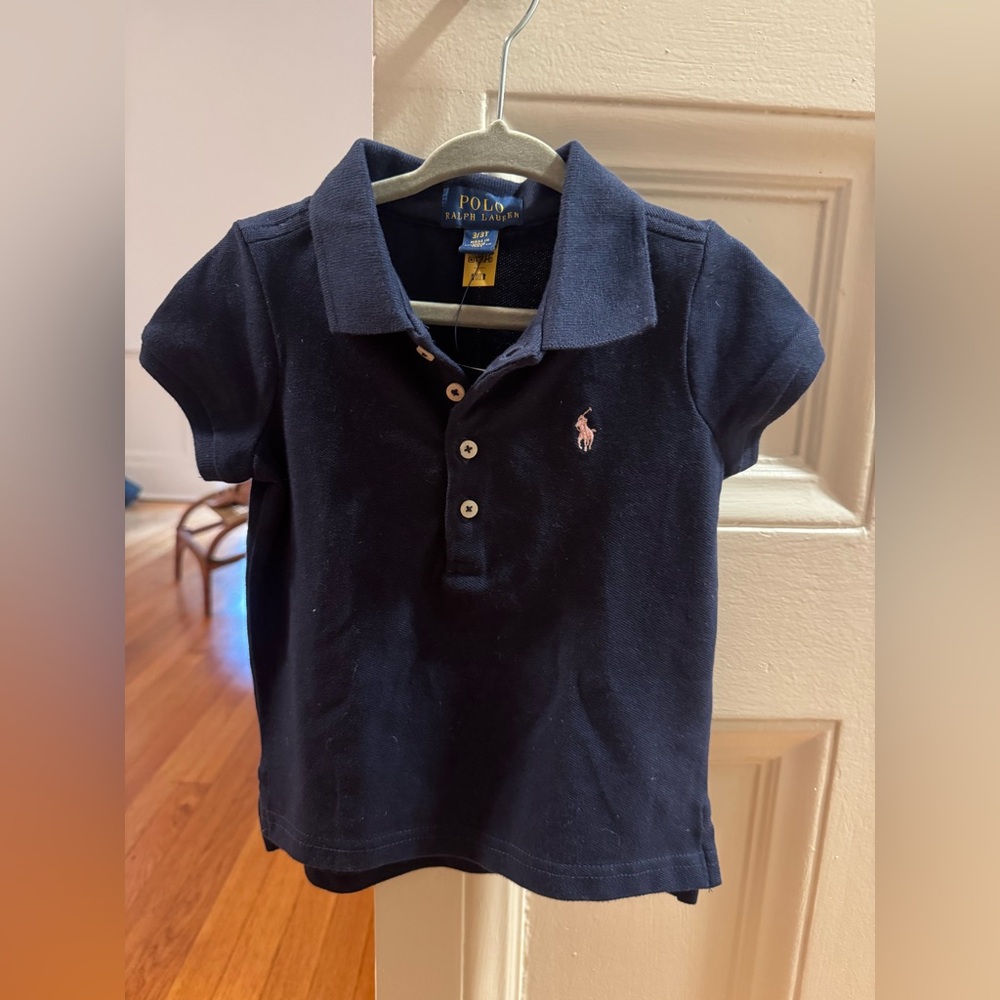 NWT Polo Ralph Lauren Navy Shirt, 3T
